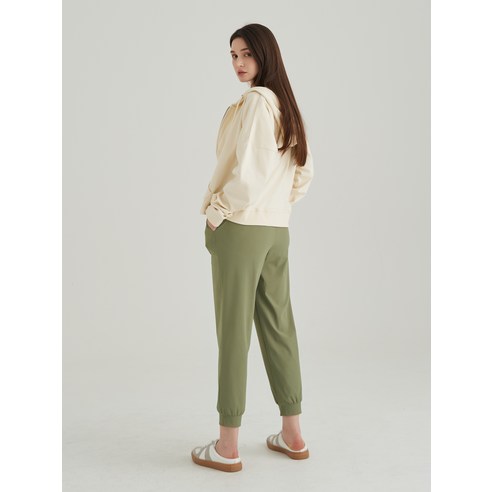 ELLE PARIS의 시원하고 편안한 여성 쿨터치 링클프리 스트레치 조거 팬츠