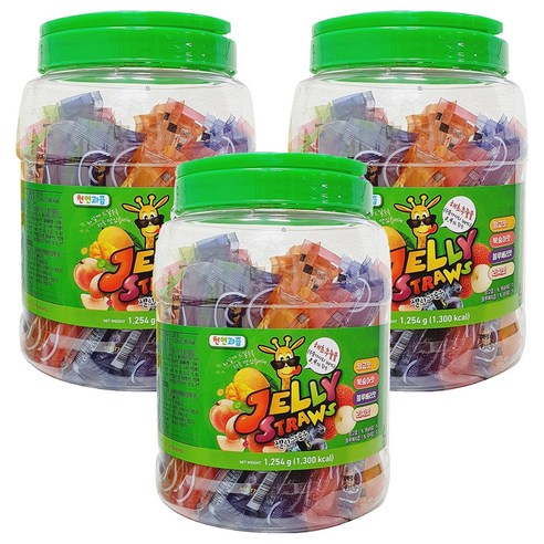 키즈웰 젤리스트로우, 1.254kg, 3개