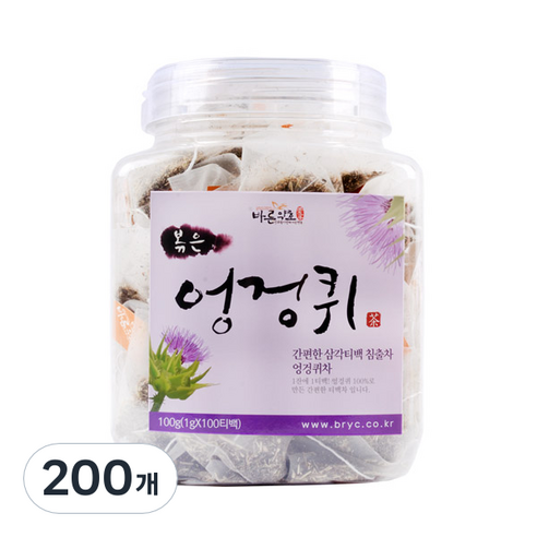 바른약초 엉겅퀴 삼각티백, 1g, 100개입, 2개