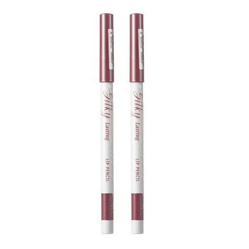 미샤 실키래스팅 립 펜슬 0.25g, 애플번트, 2개