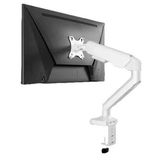 카멜 고중량 싱글 거치대 모니터암 CA1H, 화이트, 1개