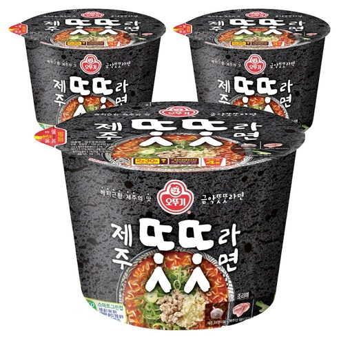 오뚜기 제주똣똣라면 용기 100g