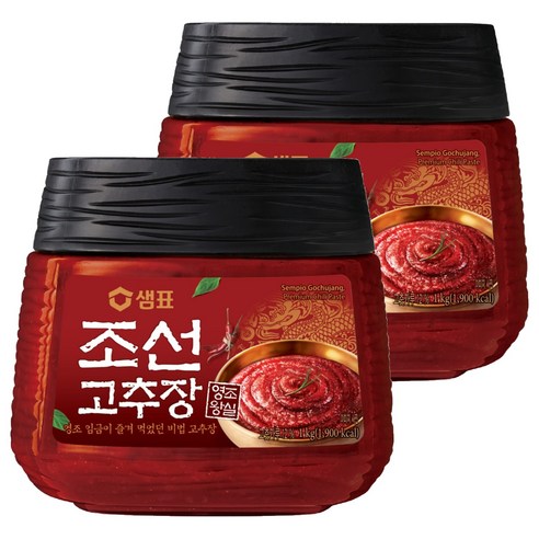 샘표 조선 고추장, 500g, 2개