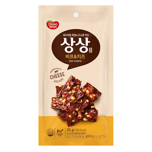 동원 상상육포 비프앤치즈, 30g, 1개