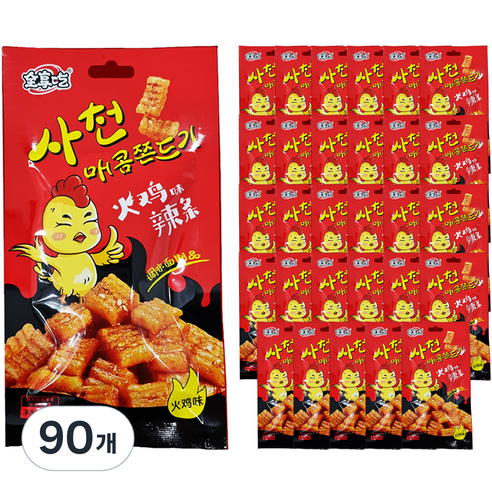 사천 매콤 쫀드기, 90개, 30g