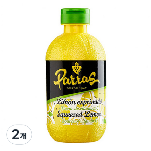 파라스 착즙 레몬 주스, 280ml, 2개
