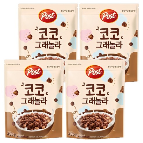 포스트 코코 그래놀라, 450g, 4개