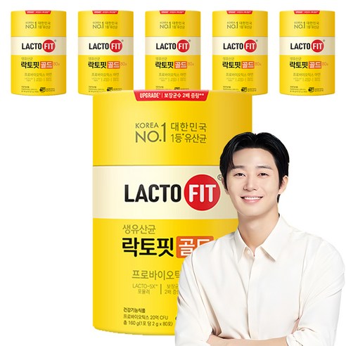 락토핏 골드 80포, 160g, 6개
