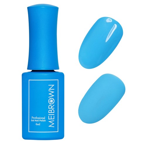 메이브라운 컬러 젤 6ml, M38 여름네일 블루, 1개