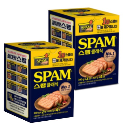 스팸 클래식 340g x 2p + 200g x 4p, 2세트