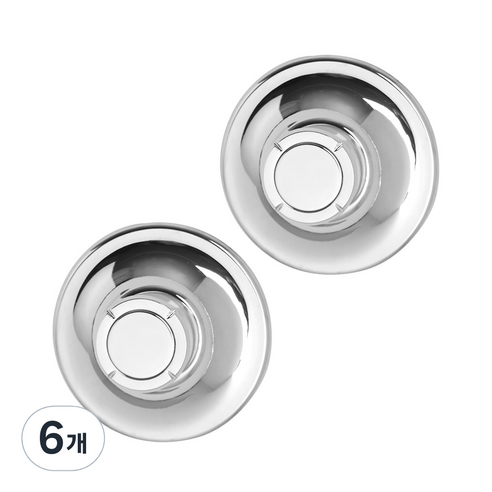 스파이더락 행거형 흡착판, 실버, 6개