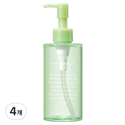 포어 어성초 클렌징 오일 워시, 200ml, 4개