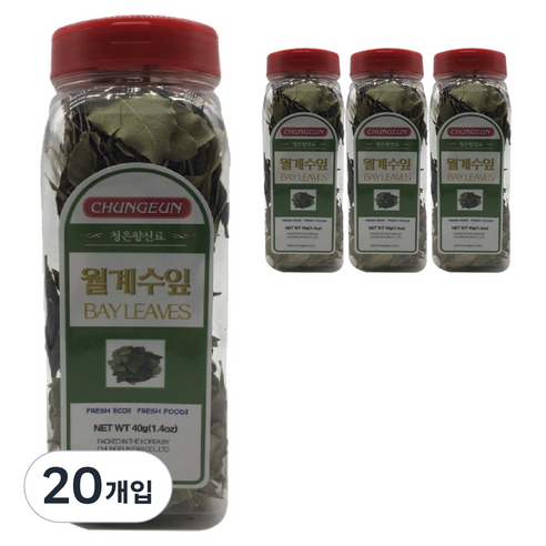 청은 월계수잎, 40g, 20개