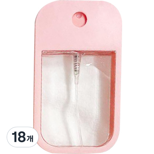 포켓 스프레이 용기 35ml, 18개, 핑크