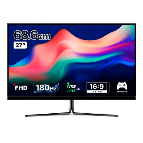 한성컴퓨터 FHD Fast IPS 180 게이밍 모니터, 68.6cm, TFG27F18P(무결점)