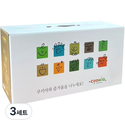 쿠키아 오리지널 뚜부과자 선물세트, 두부과자 12p, 3세트