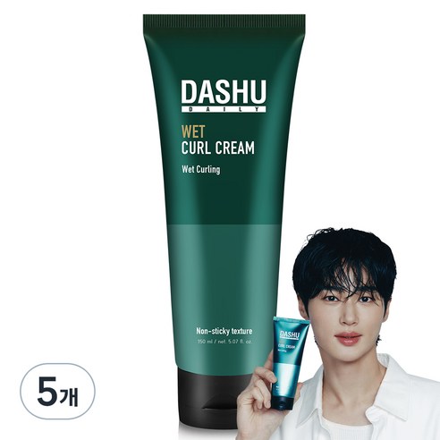 다슈 데일리 웨트 헤어 컬크림, 150ml, 5개