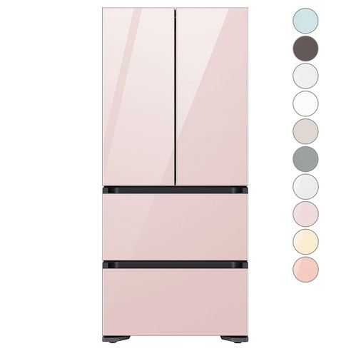 [색상선택형] 삼성전자 비스포크 플러스 586L 4도어 김치냉장고 방문설치, RQ58C94U1AP, 글램 핑크