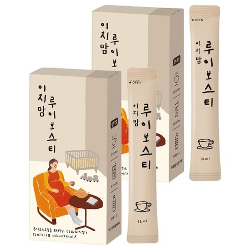 이지맘 루이보스티, 12ml, 15개입, 2박스