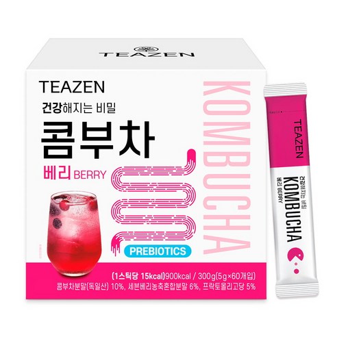 티젠 콤부차 베리, 5g, 60개