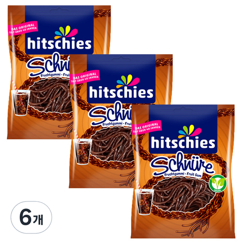 히치스 쉬누르 콜라향 젤리, 6개, 125g