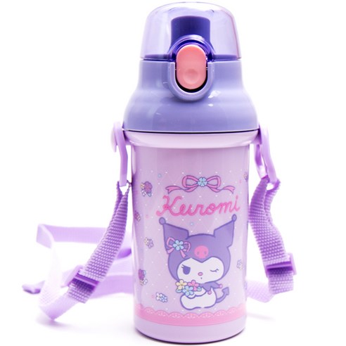 스케이터 원터치 물통, 400ml, 쿠로미