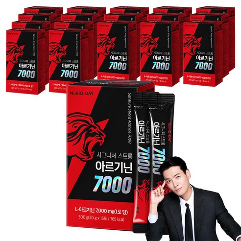 뉴트리디데이 시그니처 스트롱 아르기닌 7000 액상스틱 15p, 300g, 18개