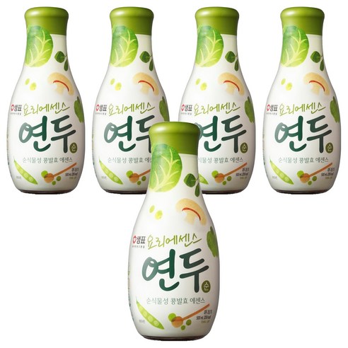 연두 요리에센스 순, 500ml, 5개