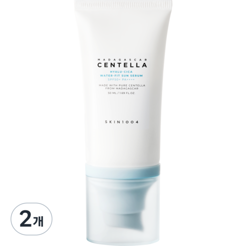 스킨1004 센텔라 히알루-시카 워터핏 선 세럼, 50ml, 2개