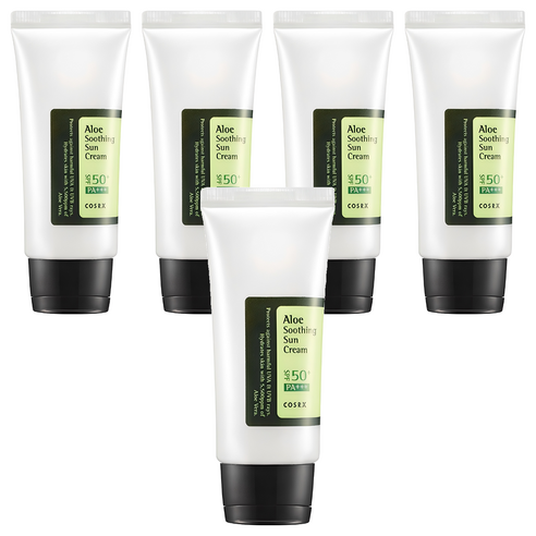 코스알엑스 알로에 수딩 선 크림 SPF50+ PA+++, 50ml, 5개