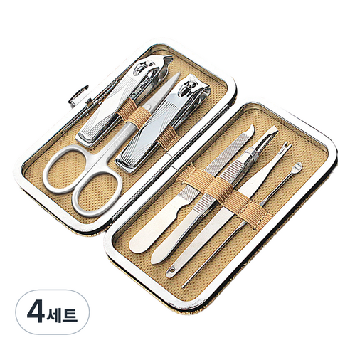 오와이규 가정용 손톱깎이 7종 세트, 샴페인, 4세트