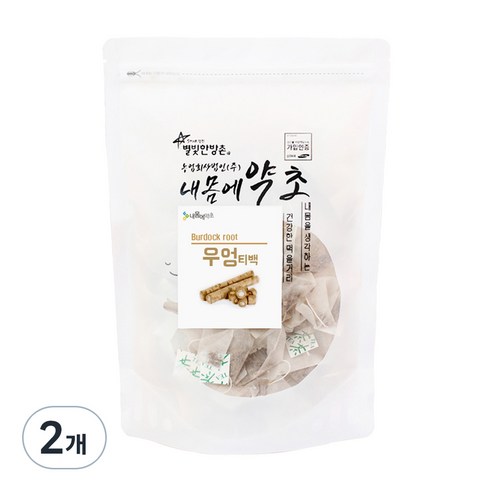 내몸에약초 볶은 우엉차 티백, 1g, 50개입, 2개