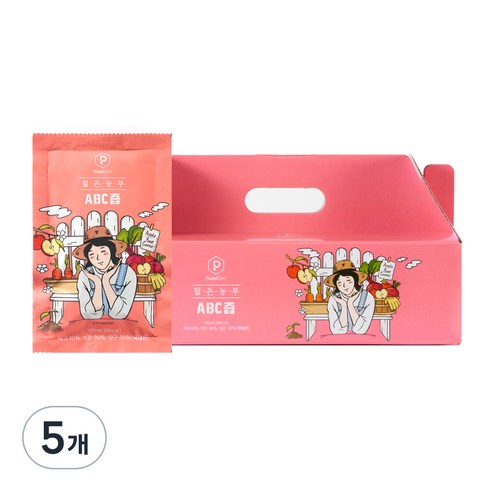 푸릇담 젊은농부 ABC즙 30p, 3L, 5개