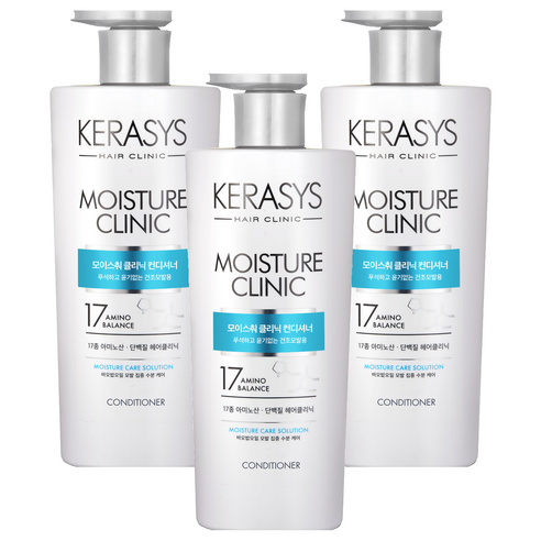 케라시스 모이스춰 클리닉 단백질 컨디셔너, 750ml, 3개