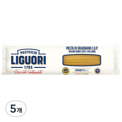리구오리 스파게티, 500g, 5개