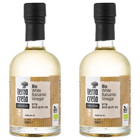 테라크레타 화이트 발사믹 식초, 250ml, 2개