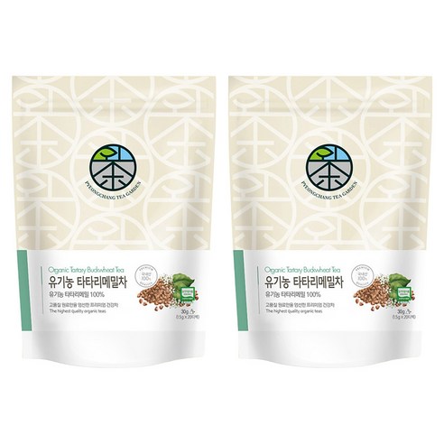 평창다원 유기농 타타리메밀차 삼각티백, 1.5g, 20개입, 2개
