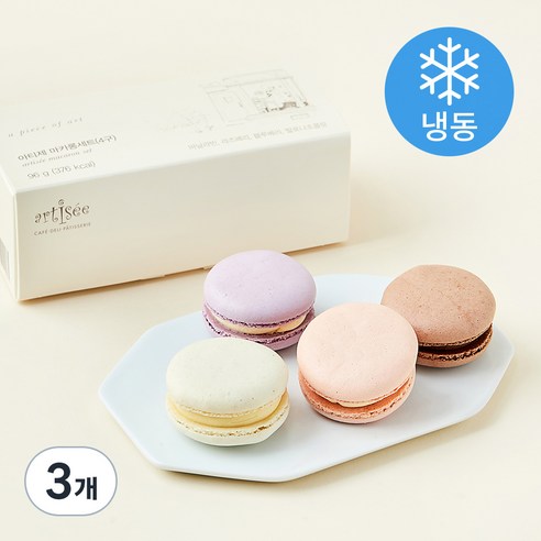아티제 마카롱 4구세트 (냉동), 96g, 3개