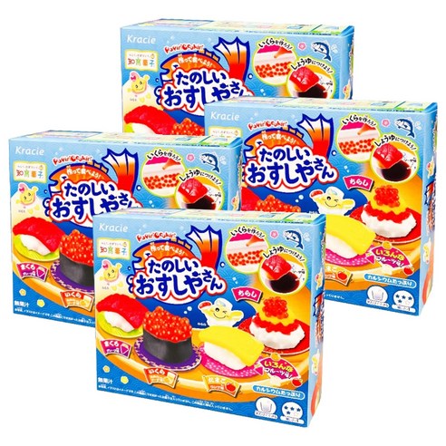 크라시에 타노시이 오스시야상 가루쿡 만들기 세트, 단품, 4개