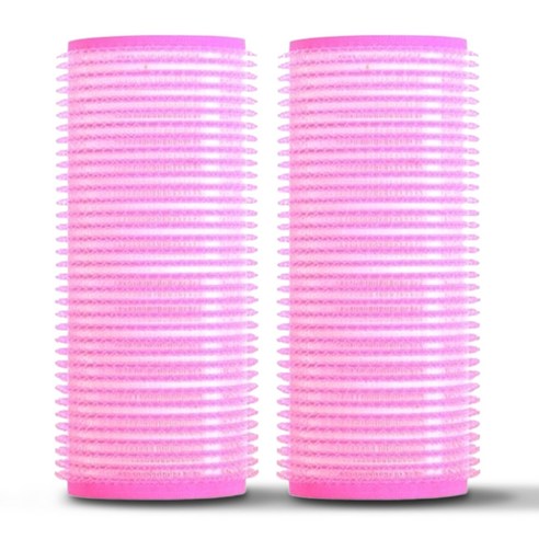 글로스앤글로우 점보 헤어롤 2p, 핑크, 2개