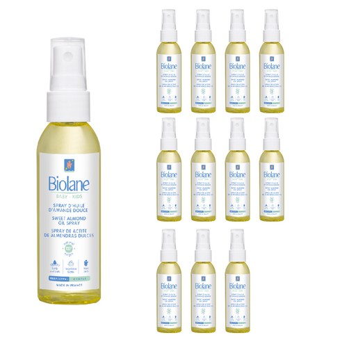 비올란 베이비 스위트 아몬드 오일 스프레이, 12개, 75ml