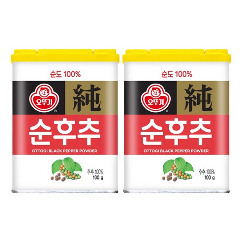 오뚜기 순후추, 100g, 2개