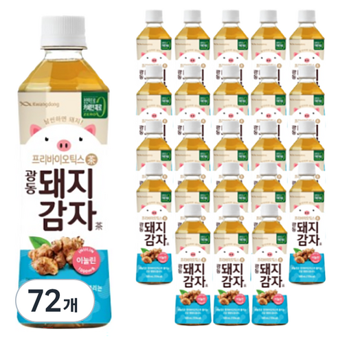 광동제약 돼지감자차, 500ml, 72개