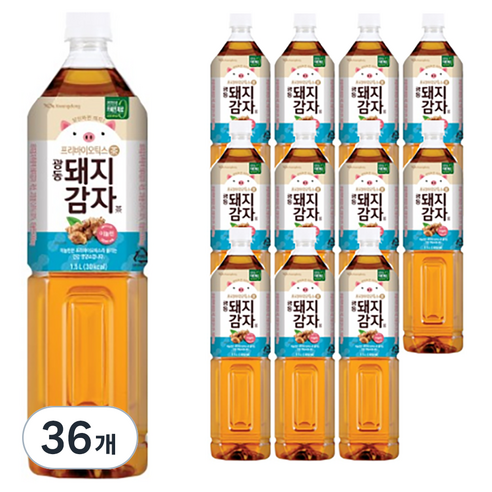 광동제약 돼지감자차, 1.5L, 36개