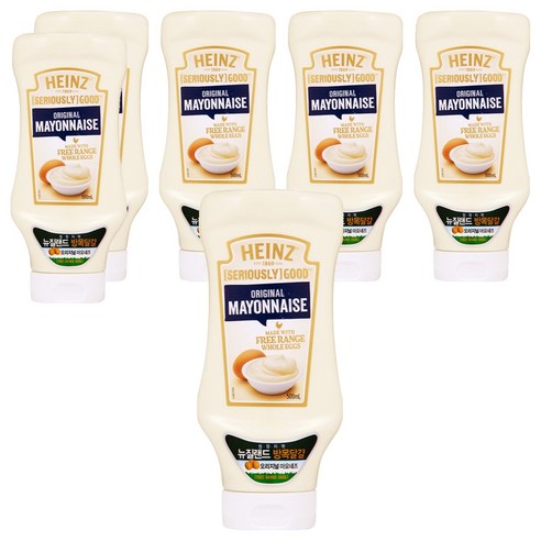 하인즈 굿 마요네즈, 500ml, 6개