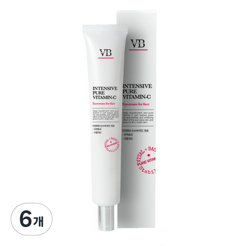 비바스 인텐시브 퓨어비타민C 아이크림 포 페이스, 20ml, 6개