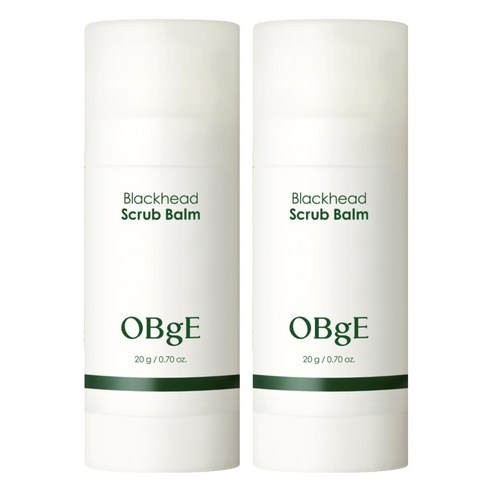 OBge 블랙헤드 스틱 스크럽 밤 20g, 2개, 1개입