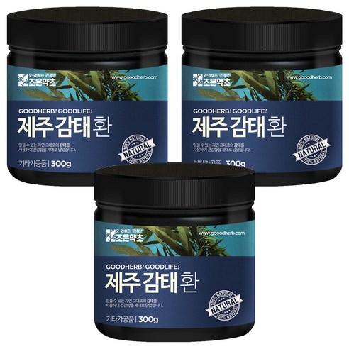 조은약초 프리미엄 감태환, 300g, 3개