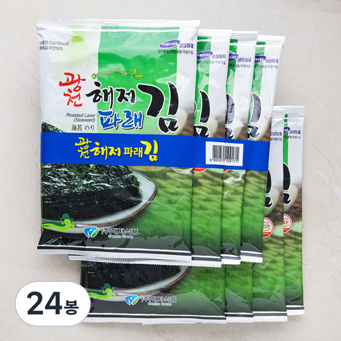 광천 해저 파래 전장김, 24봉, 23g
