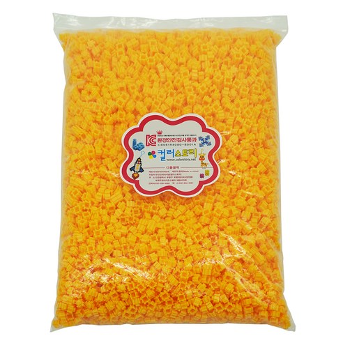 컬러스토리 디폼블럭 8mm 1kg G06, 노랑색, 1개